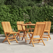 Sedie da Giardino Pieghevoli 4pz 47x47x89cm Legno Massello Teakcod mxl 100263