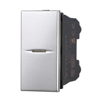 Deviatore Assiale 1P 16A Unipolare Colore Grigio Compatibile Con Bticino Axolute