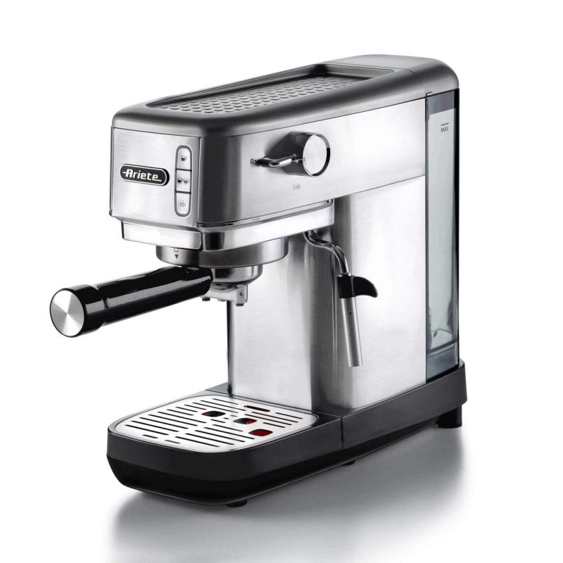 Macchina da Caffè - 15 Bar - 1300W - Filtro ½ Tazze - Dispositivo Cappuccino - Silver