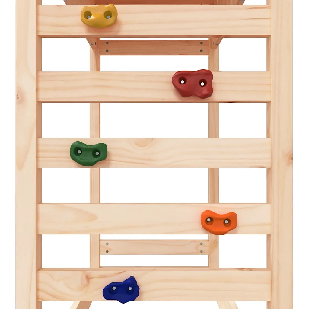 Set da Gioco da Esterno in Legno Massello di Pino