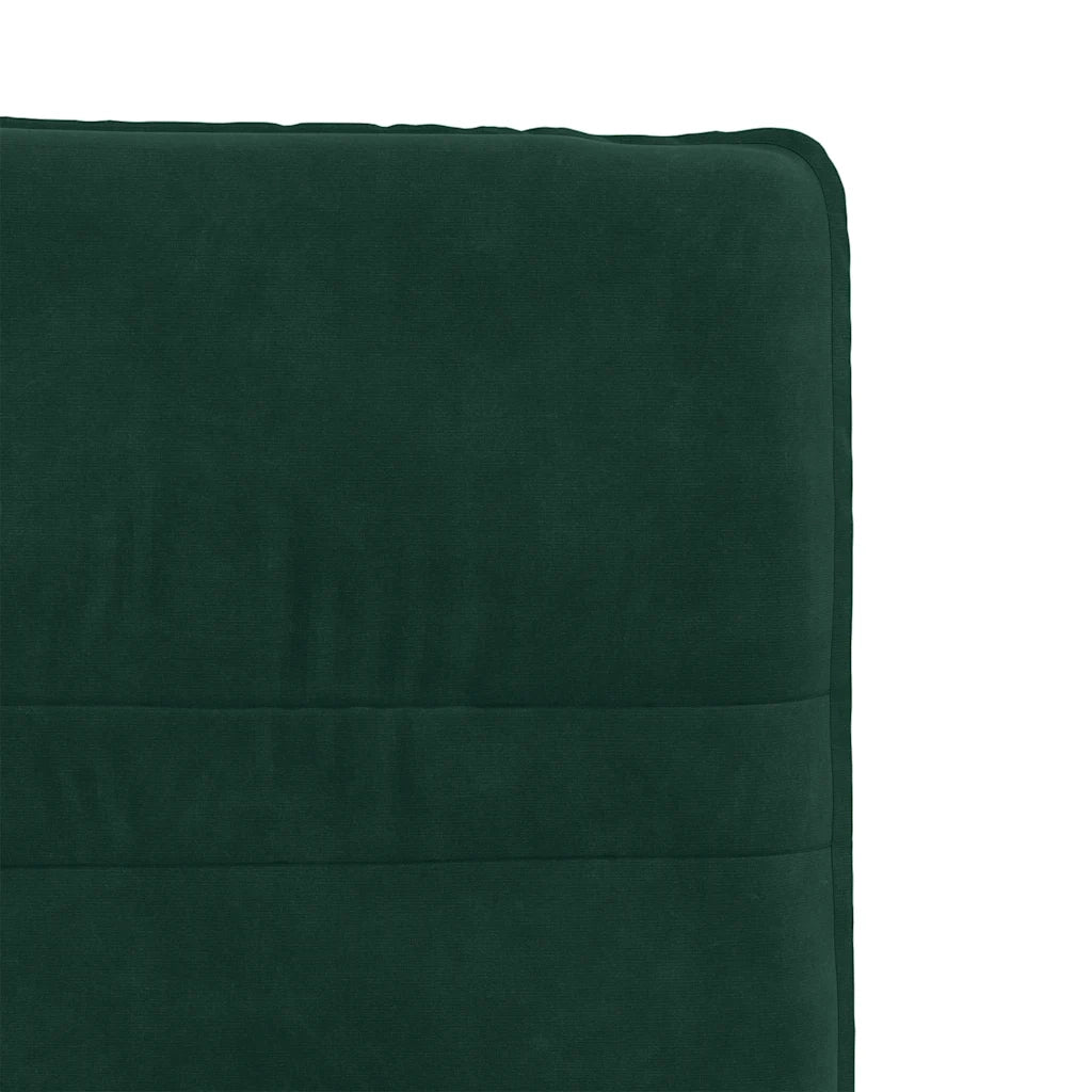 Sedie da Pranzo 2 pz Verde Scuro in Velluto 4101246