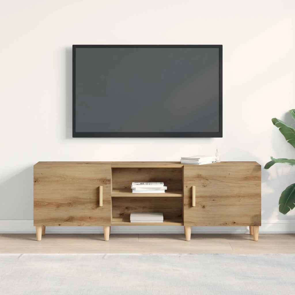Mobile TV rovere artigianale 150 x 30 x 50 cm Legno multistrato 862796