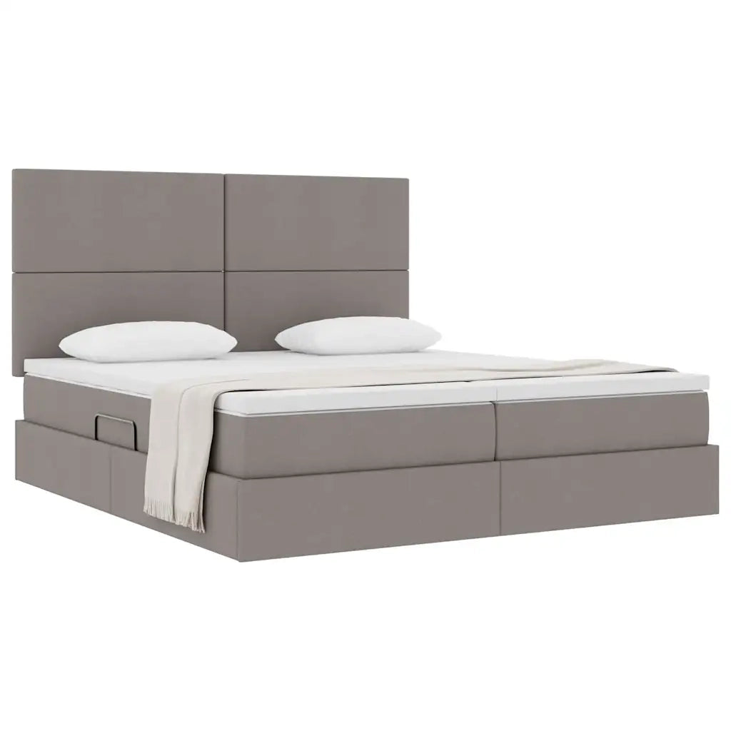 Letto con Contenitore Talpa 200 x 200 cm Pelle Sintetica