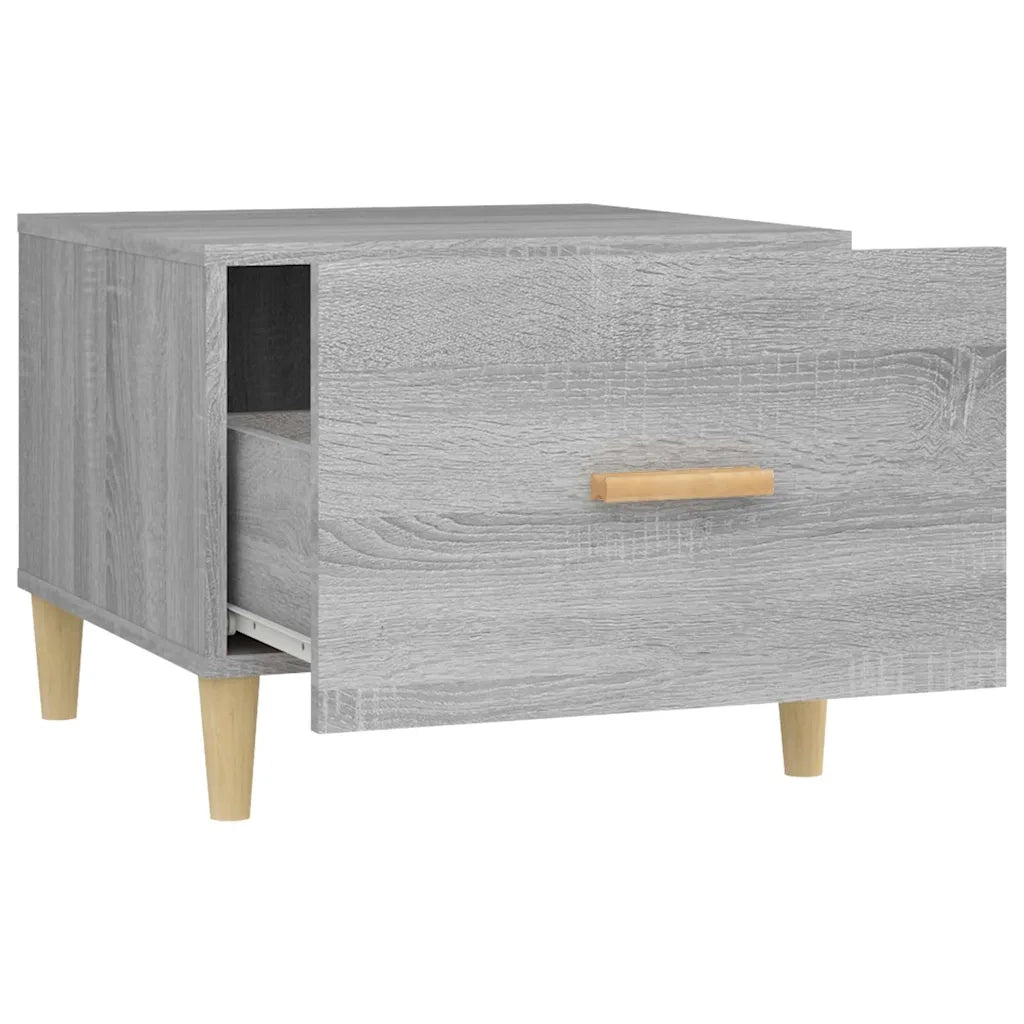 Tavolini Salotto 2pz Grigio Sonoma 50x50x40cm Legno Multistrato 817534