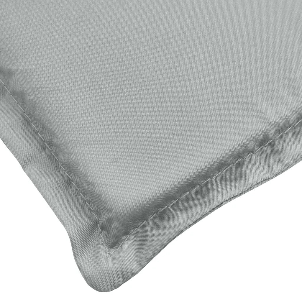 Cuscini Panca Giardino 2 pz-Set di 2 Cuscini per panchina da esterno Grigio Chiaro M¨¦lange 180x50x7 cm