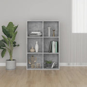 Libreria/Credenza Grigio Cemento 66x30x98 cm Legno Multistrato 800346