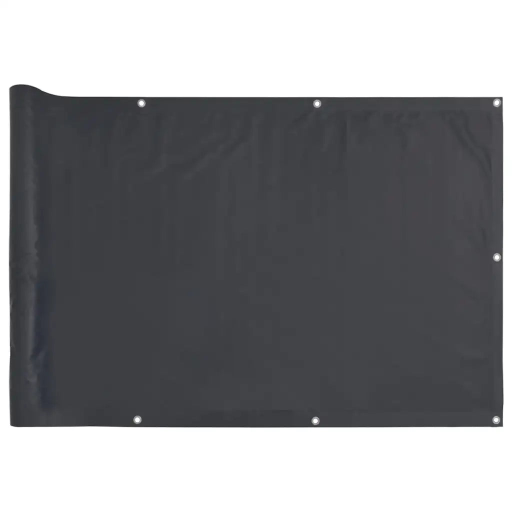 vidaXL Paravento da Balcone Antracite 400x120 cm in PVC