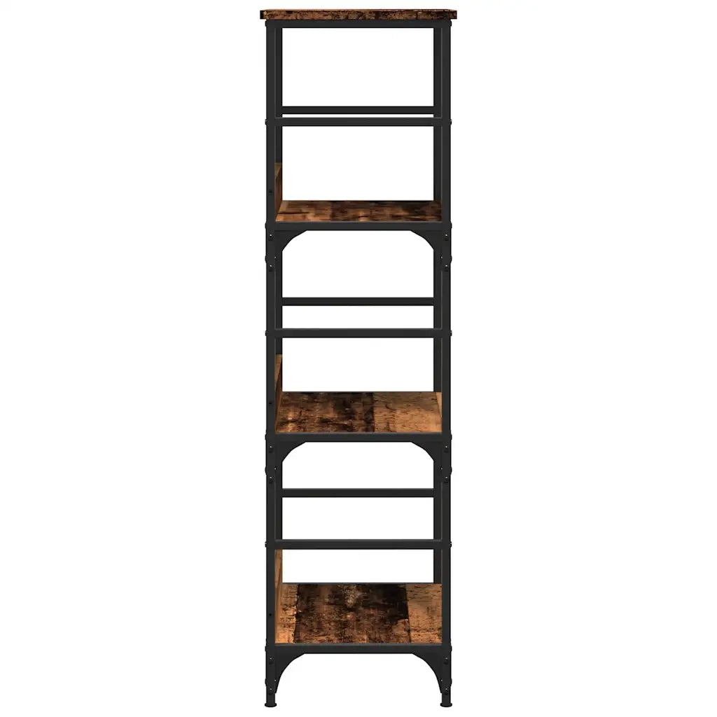 vidaXL Libreria Legno Antico 50x33x117,5 cm in Legno Multistrato
