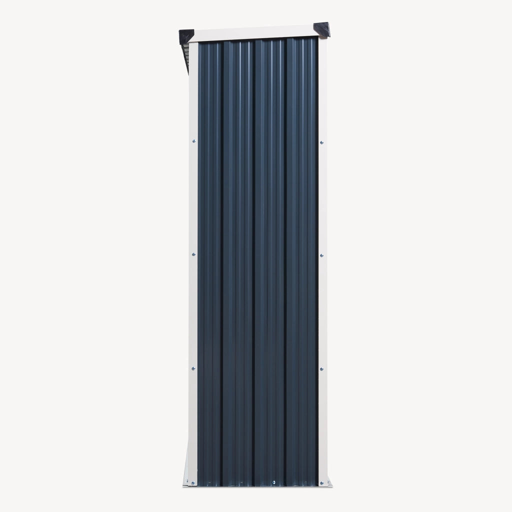 Portalegna Kalmar da Esterno con Tettuccio 158 x 47 x 152 cm Antracite casa.pro