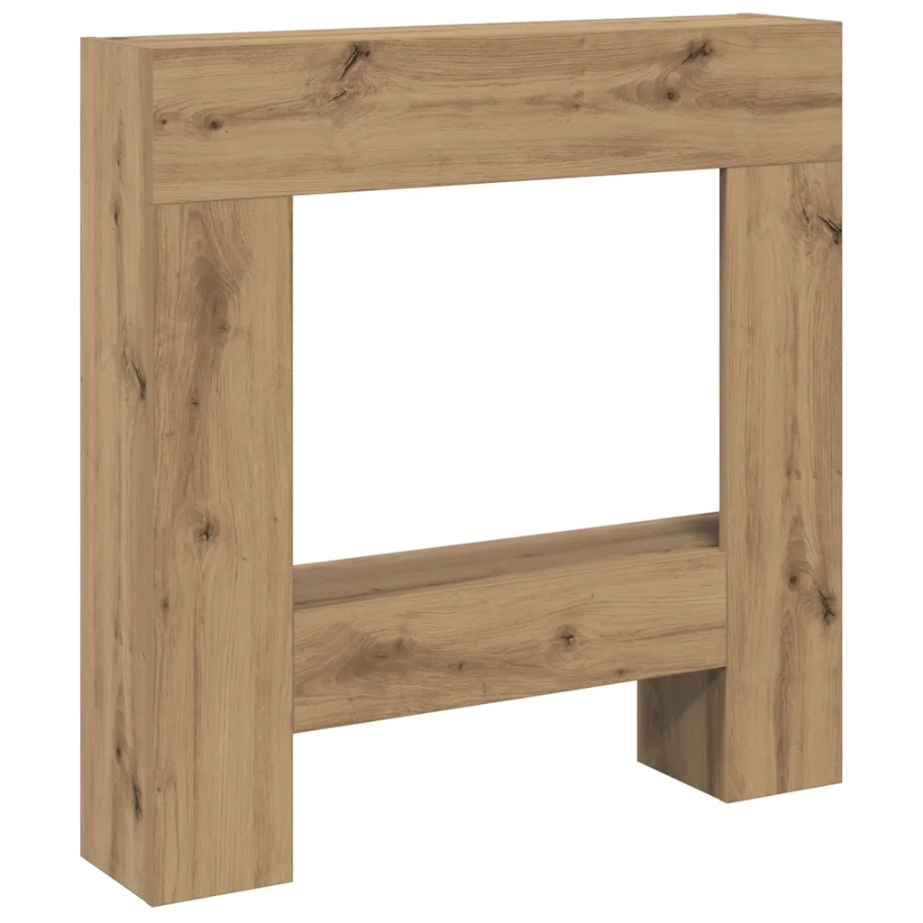 Cornice per Camino Rovere Artigianale 81x18x82 cm Truciolato CFW7872659
