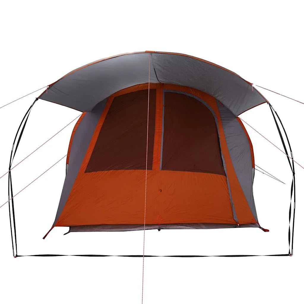 Tenda tunnel per 4 persone con tetto Grigio e arancione 42004037