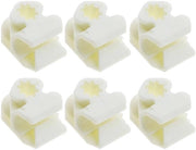 Kit di 6 Klemme di Retromarcia in Plastica - Componenti di Montaggio - Installazione Facile - Duratura - Bianco - Klemme per Cavi di Retromarcia 

Modello: Remslangklemmen 
Pacchetto: 6 pezzi