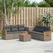 Set di divani 8 pz Grigio e Grigio Scuro 3448594