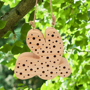 Design hotel per insetti con materiali naturali - Per api, vespidii e farfalle - Da appendere, 7,5D x 17B x 15H centimetro