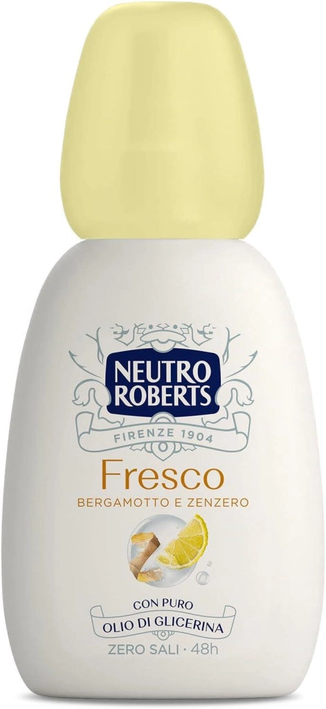NEUTRO ROBERTS DEODORANTE VAPO FRESCO GIALLO BERGAMOTTO E ZENZERO CON PURO OLIO DI GLICERINA 75ML