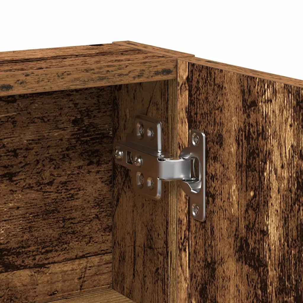 Tavolo da Trucco con cassetto Legno vecchio 80 x 35 x 132 cm 868880