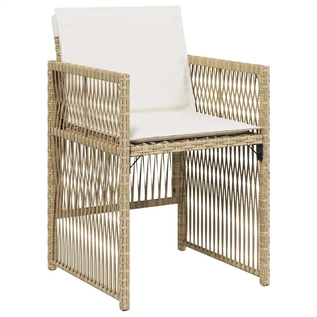 Set da Pranzo per Giardino 5 pcs Beige 3380662