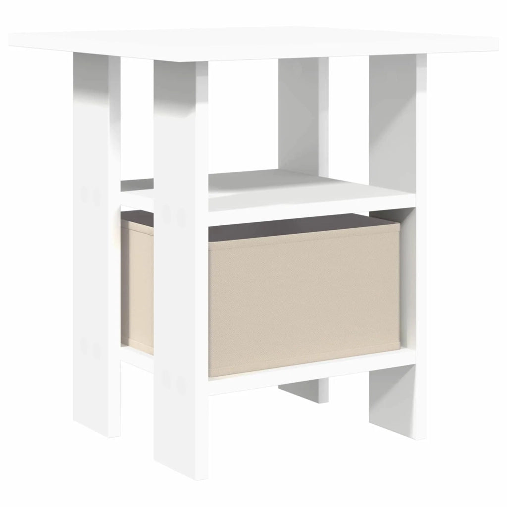 Comodino con cassetto Bianco 41 x 40 x 45 cm Legno multistrato 8000420