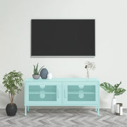 Mobile TV Menta 105x35x50 cm in Acciaio 336239