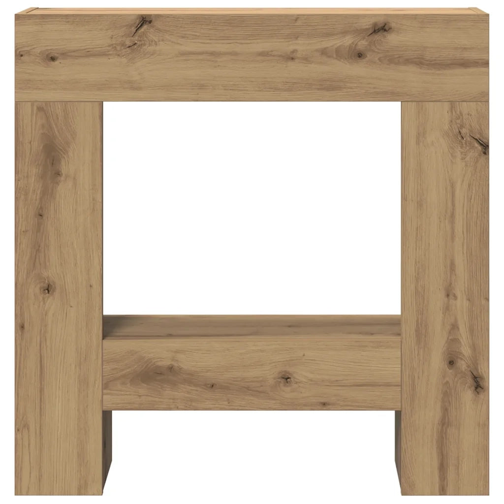 Cornice per Camino Rovere Artigianale 81x18x82 cm Truciolato 854606