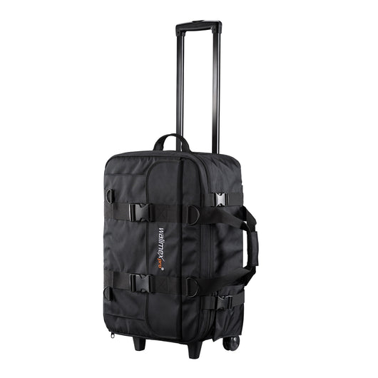 Borsa fotografica XL nera, 290 x 625 x 405 mm, valigia trolley per attrezzatura fotografo con divisori, imbottitura, per flash da studio e fotocamere
