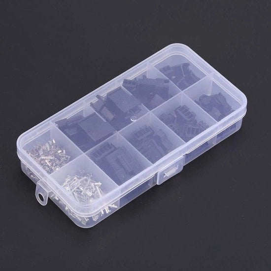 Set di connettori a pin Molex 200 pezzi - terminale maschio/femmina - 2, 3, 4, 5 pin - kit di connettori jumper a filo