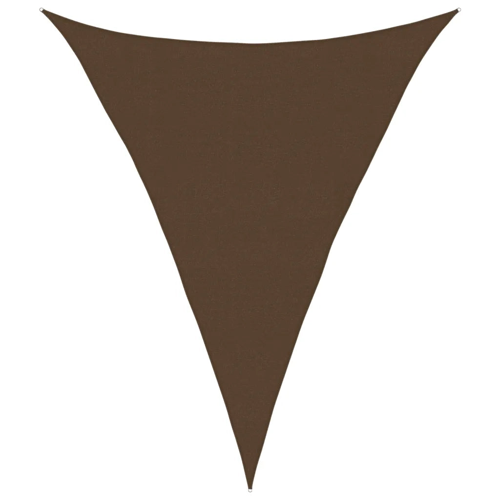 Vela Parasole | Telo Ombra | Vela da ombra 160 g/m2 Marrone 4x5x5 m in HDPE