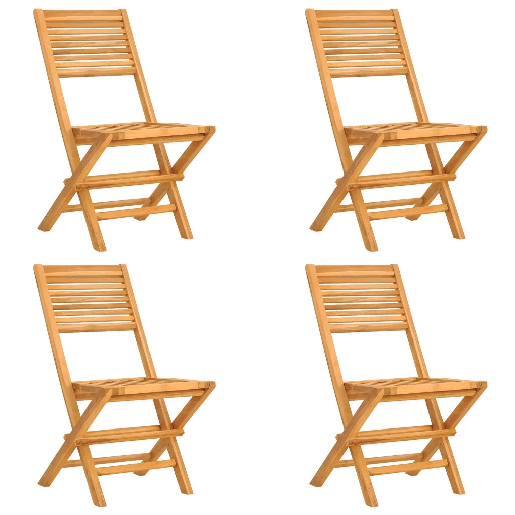 Set da Pranzo per Giardino 5 pz in Legno Massello di Teakcod mxl 124210