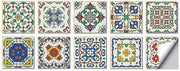 Set da parati autoadesivo per parete 10 pezzi 15 x 15 cm decorazione per casa, pvc autoadesivo impermeabile per bagno, decorazione per cucina resistente all'olio, adatto per soggiorno, cucina, bagno, decorazione.