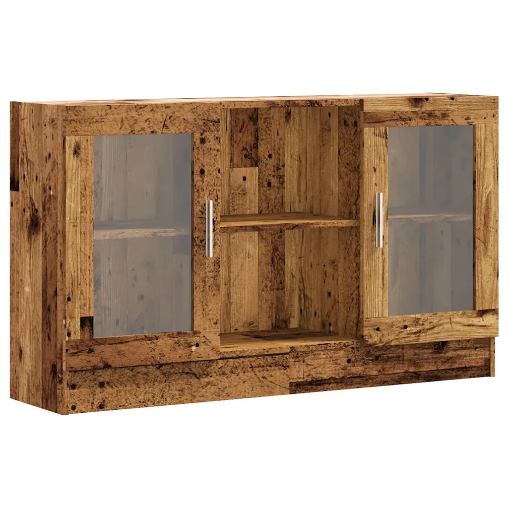 Credenza-Buffet-Armadio da cucina Legno Antico 120x30,5x70 cm in Truciolato 837059