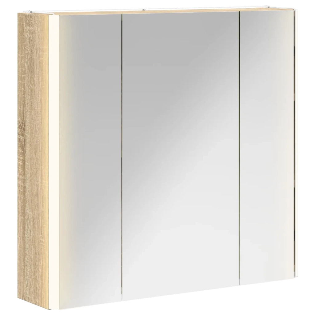 Mobiletto per specchio da bagno Rovere Sonoma