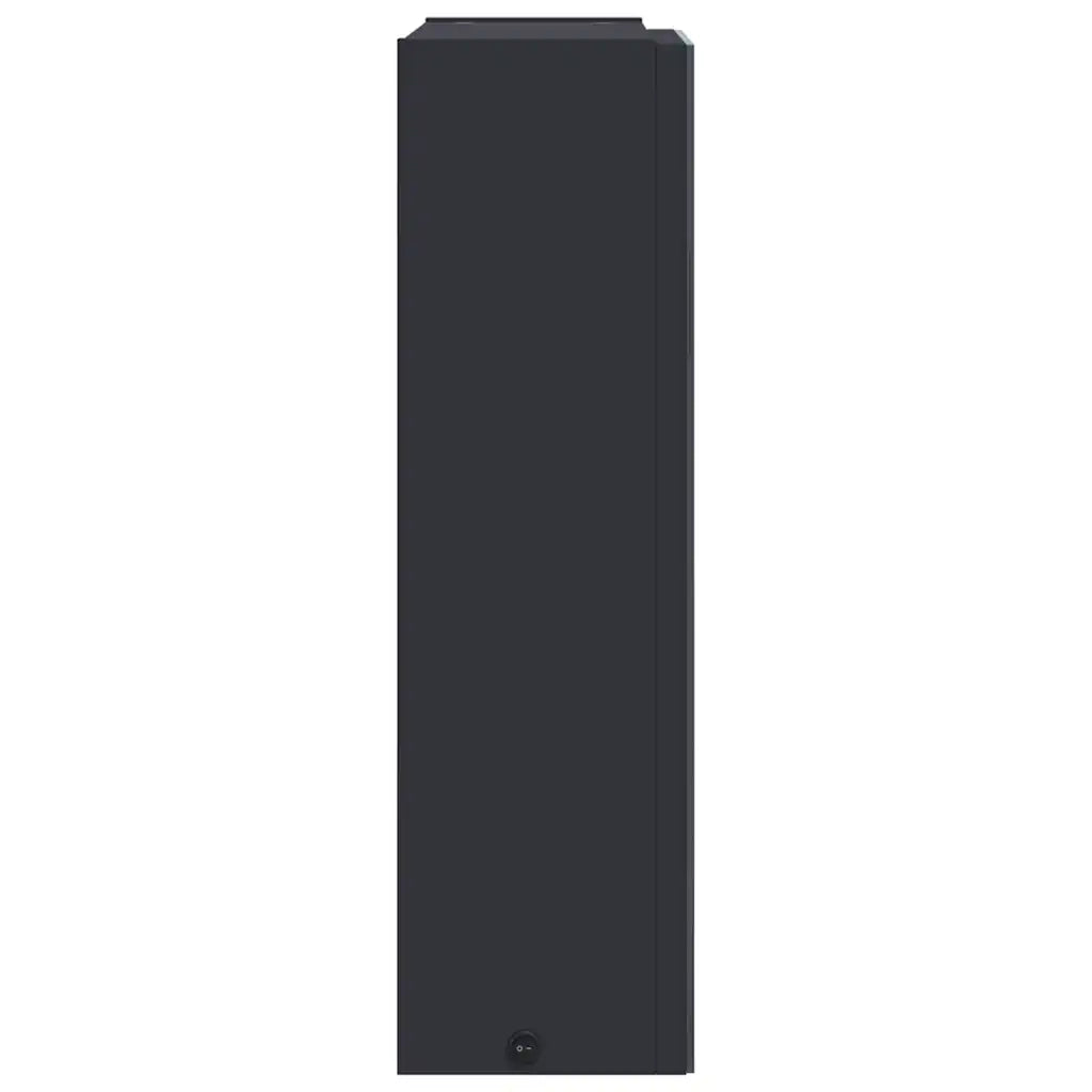 Armadietto Bagno con Specchio e LED-Mobile bagno con specchio Grigio Chiaro 45x13x52 cm
