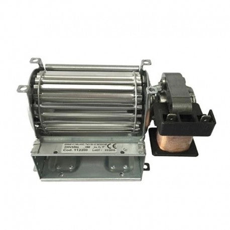 Ventilatore Tangenziale per Stufe a Pellet TGA 60/1-90/15 EMMEVI - FERGAS 112217, Ø Ventola 60mm, Dimensione Bocchetta 95x40mm, Lunghezza Totale 158mm