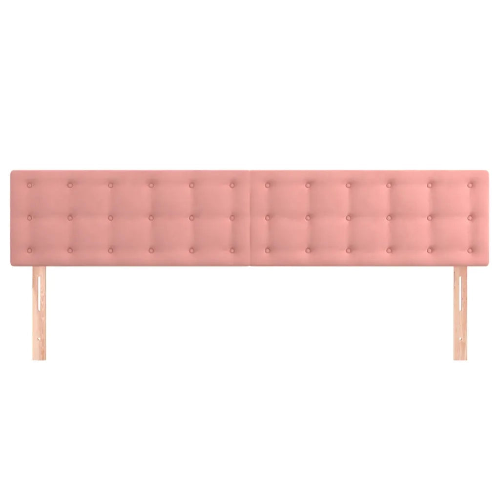 Testiera | Testata Rosa 180x5x78/88 cm in Velluto