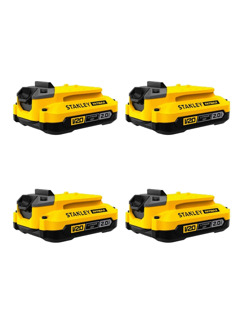 Pack da 4 baterías STANLEY SFMCB202 (18V - 2,0 Ah)