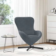 Divano Sedia-Poltrona uovo Grigio scuro 63 x 73 x 90 cm Velluto