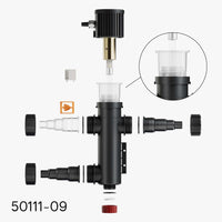 Boccola di vetro di ricambio per chiarificatore per laghetto CUV-209  UVC 9 W