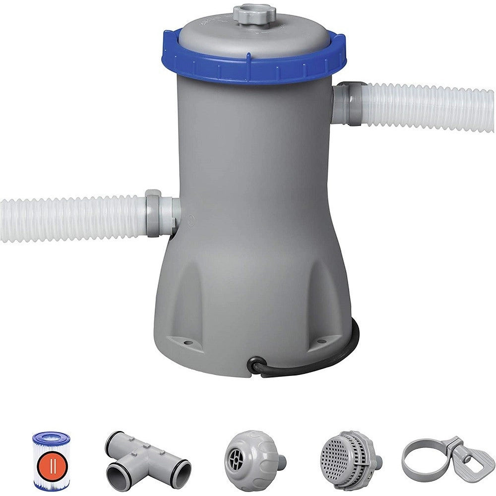 Trade Shop - Pompa Di Filtraggio A Cartuccia Ii Da 3.028 Lt/h Per Piscine Fuori Terra 58386 -