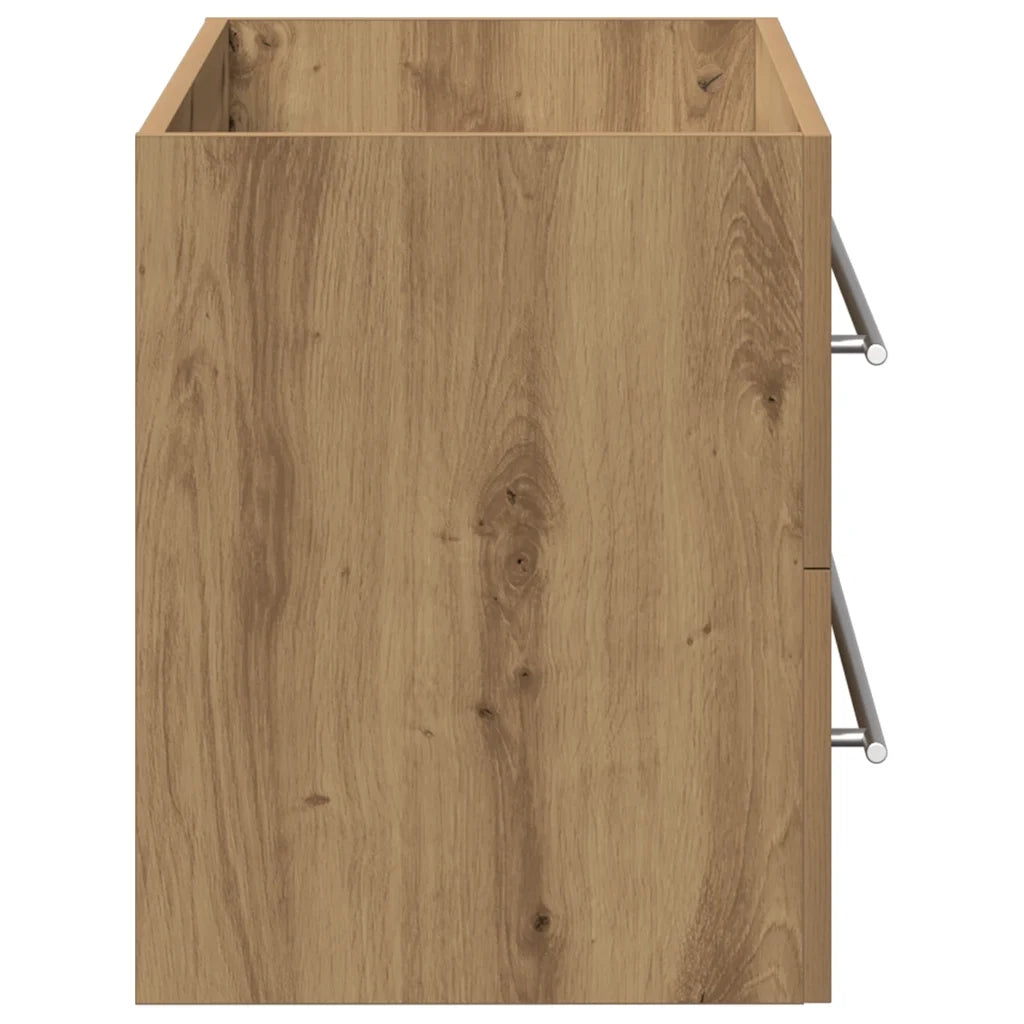 Mobile Lavabo Bagno Artigianale 80x38,5x48 cm Legno Multistrato 862534