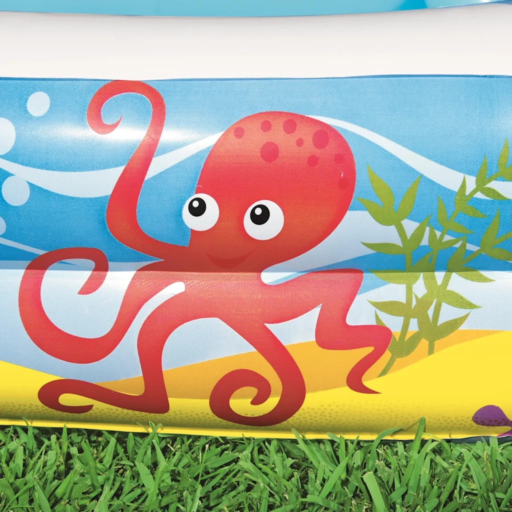 Bestway Piscina da Gioco con Tettoia Blu 140x140x114 cm 52192 3202424