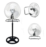 VENTILATORE A PIANTANA 3 IN 1 DA TAVOLO E PARETE - TRIO NIKLAS