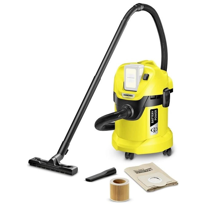 Kärcher 1.629-910.0 estrattore di polvere Nero, Giallo 17 L 300 W