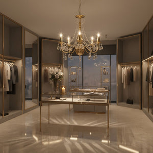 Lampada Da Soffitto Ebt015-5cp Gold