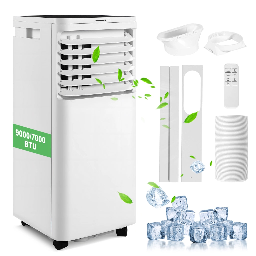 ZMH Condizionatore portatile 3 in 1 7000BTU con raffreddamento e ventilazione modalità notturna silenziosa adatto