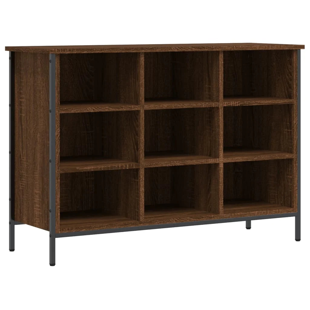 Scarpiera mobile contenitore per scarpe mobile per ingresso/corridoio/soggiorno 100 x 35 x 70 cm legno ingegnerizzato marrone 02_0021604