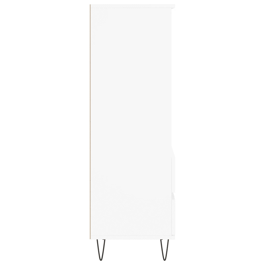 Credenza Bianco 40x36x110 cm in Legno Multistrato 831508