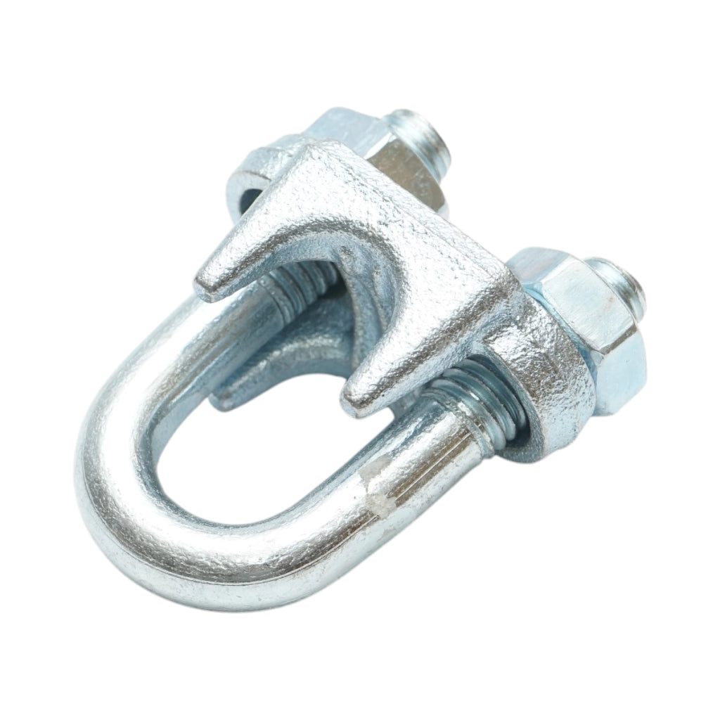 Morsetto zincato DIN 741-19 per cavo da 19 mm Breckner Germany