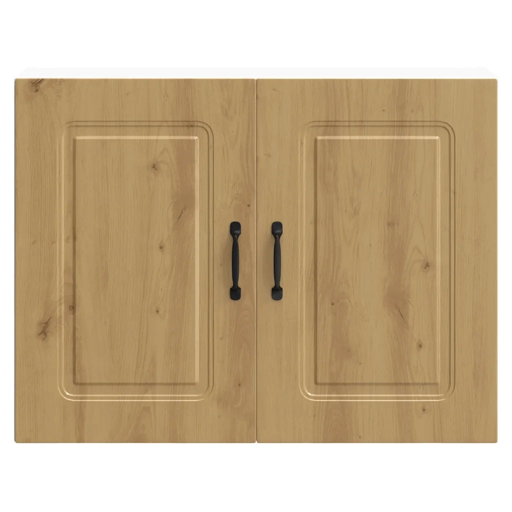 Pensile da Cucina-Mobile Cucina da Parete Kalmar Rovere Artigianale Legno Multistrato 777064