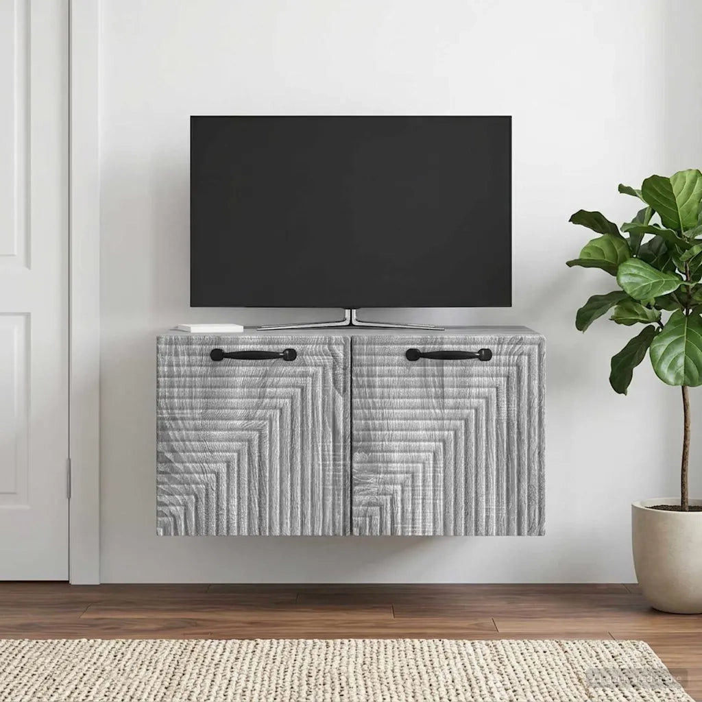 Mobile Porta TV da Muro Grigio Sonoma 59,5 x 41 x 30 cm 898681
