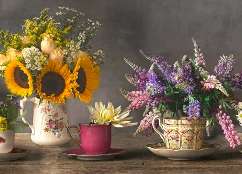 Tappeto Passatoia Cucina Antiscivolo Con Stampa Digitale Dis. Vasi Girasoli 350 - 50x140 - Girasoli